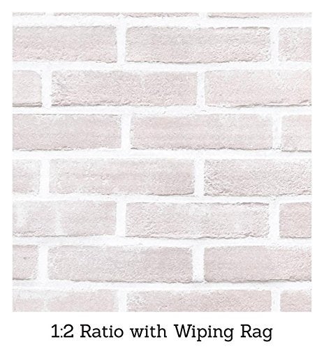 Giani Brick Transformations Whitewash Paint for Brick and Fireplaces- 16 oz Pint - Image 2